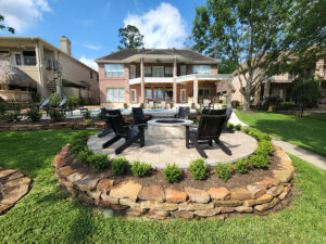 outdoor fire features The Woodlands, Conroe, Magnolia, and surrounding areas