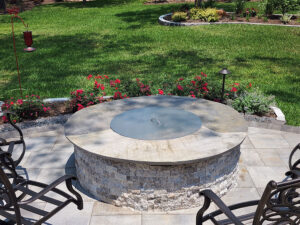 outdoor fire features The Woodlands, Conroe, Magnolia, and surrounding areas
