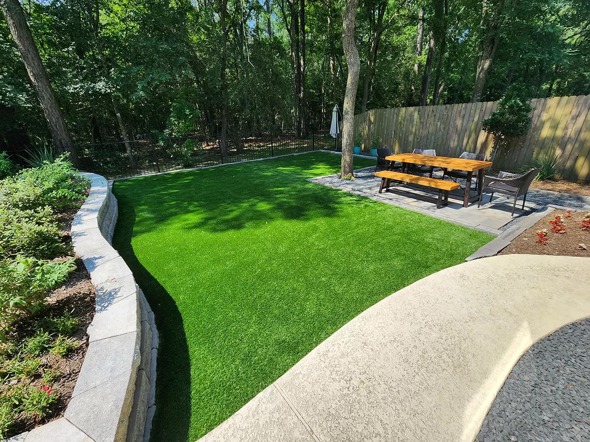 Artificial Turf Around Pool The Woodlands TX